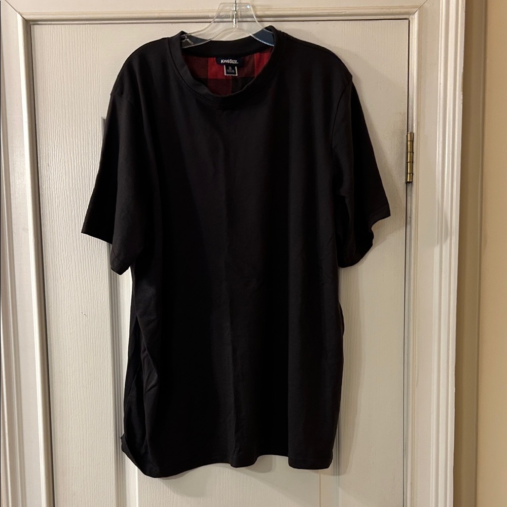 Men’s King Size Black Pajama Shirt